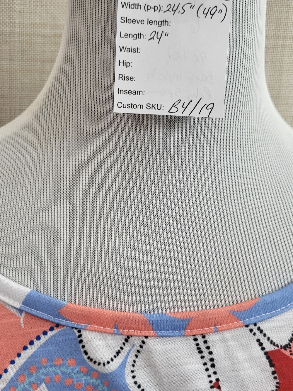 Juniper & Lime Women's Top Colorful Floral Print Sleeveless Tie Size XL New - Picture 5 of 12
